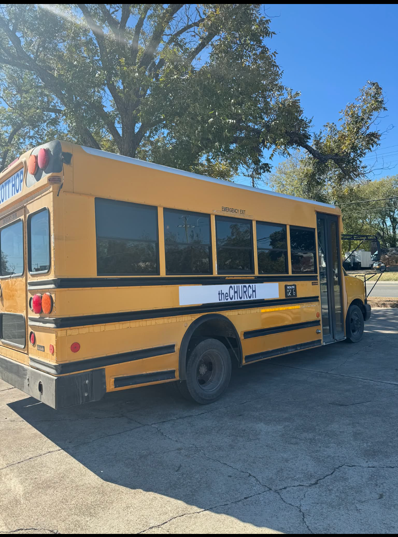 New Tires for the Lott Hopp (church bus)